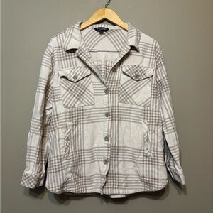 THE BC CLOTHING CO Plaid Button-Up Shacket